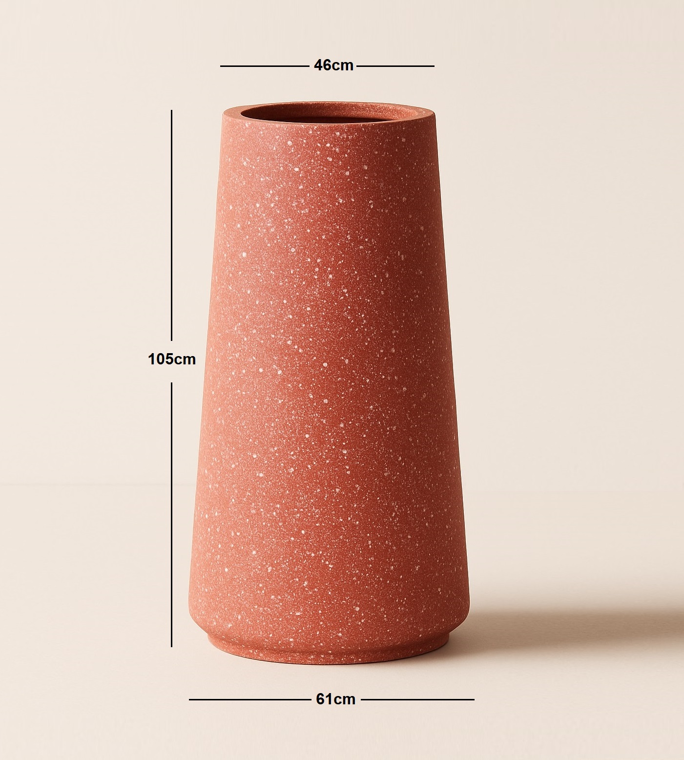 Beton Saksı - 47x61x105cm 3 buyuk-beton-saksi-1-metre-kirmizi-2