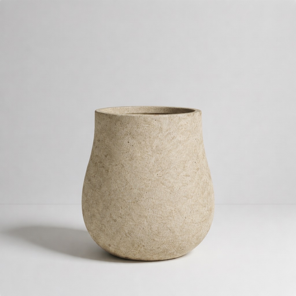 Dekoratif Beton Saksı 58x72x80cm 2 dekoratif-beton-saksi-bej-58x72x80cm