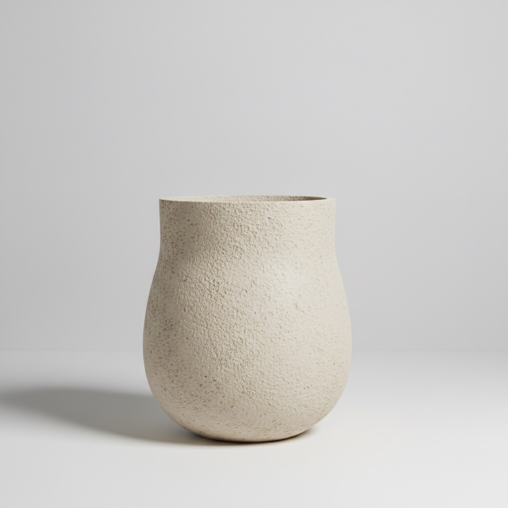 Dekoratif Beton Saksı 58x72x80cm 8 dekoratif-beton-saksi-krem-58x72x80cm